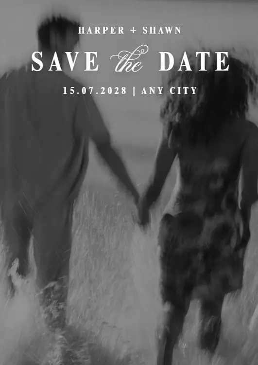 Diseño de save the date
