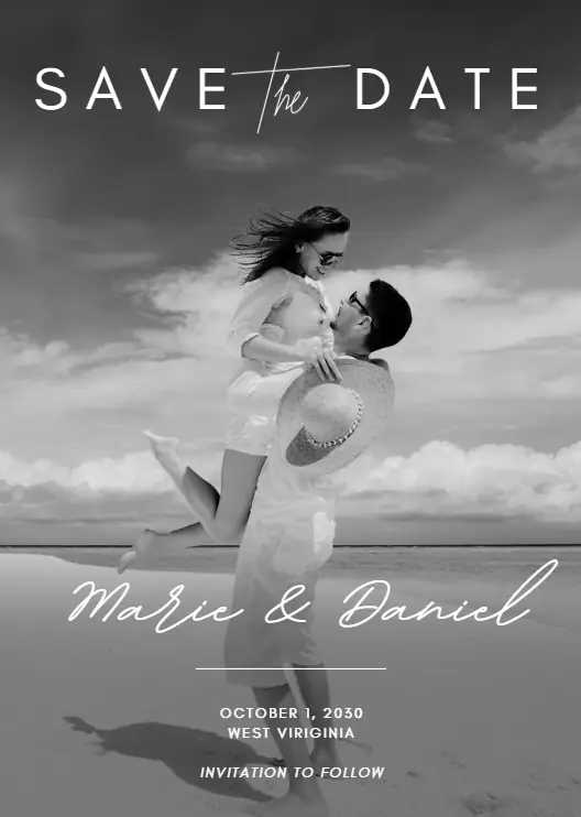 Diseño de save the date